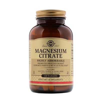 Solgar, (2 Pack) Magnesium Citrate, 120 Tablets