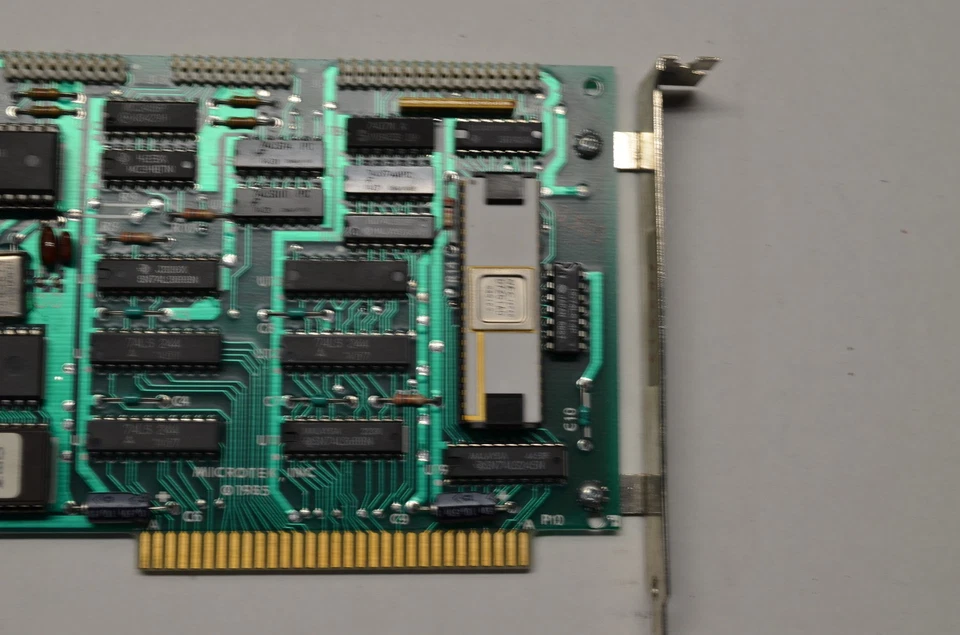 vintage computer board card HDC 1000 Rev B Microtek NEC D7261AD - Image 3 of 4
