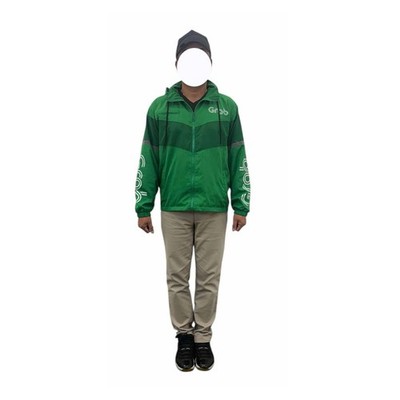 Grab Jacket Vietnam Motorbike Delivery Vietnam Grab Driver Jacket Size: XL