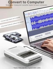 Graciodo Cassette Player Recorder Record to Cassettes/USB/SD Card CR-669 NIB-New