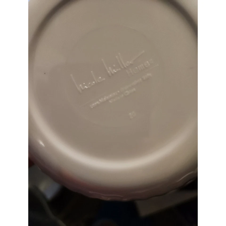 Juego de 4 cuencos pequeños de melamina Nicole Miller con estampado verde   Foto 2 de 4