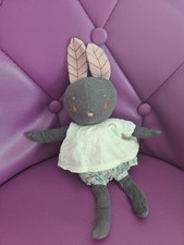 Doudou lapin Lune Moulin Roty Après la pluie