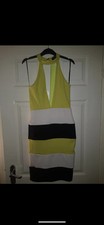 IX London Striped Bodycon Dress Size 8