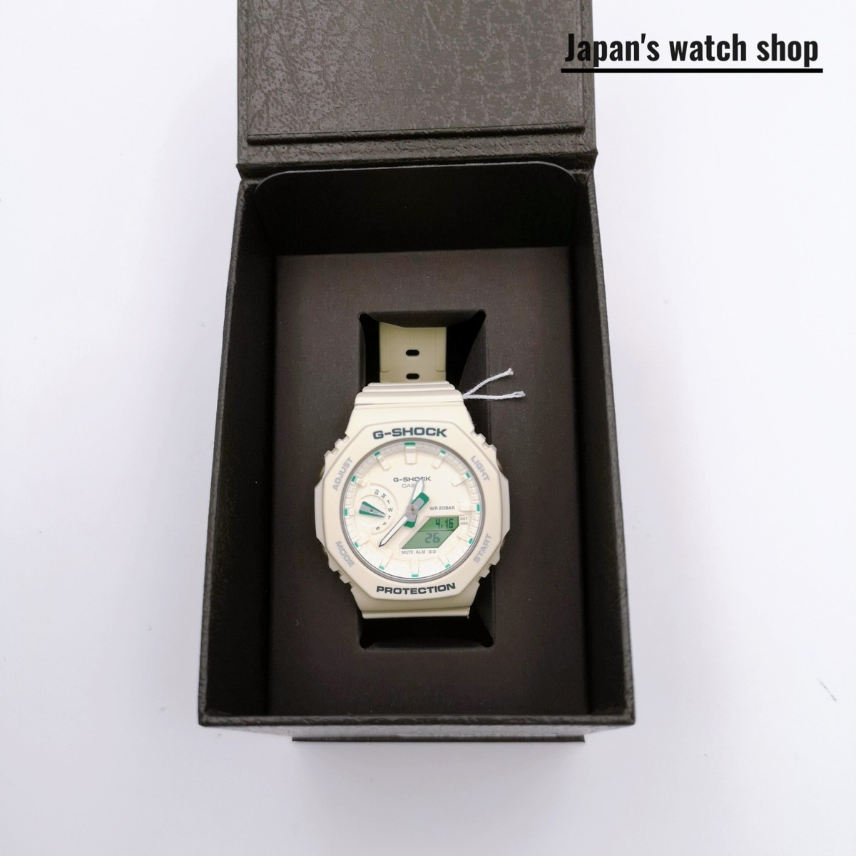CASIO G-SHOCK GMA-S2100GA-7AJF White Chrono Alarm Women's Watch