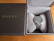 Gucci G-Timeless Mesh Band Men's Swiss Watch - VGC boxed with papers