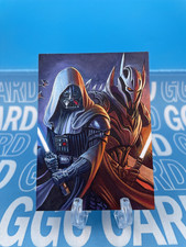 GGC Studio Darth Vader & General Grievous Artist Sketch Card 1/1【Black Light】