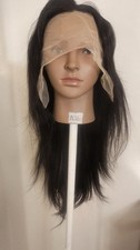 High Quality regular Top 24 " straight 100 Virgin Human Hair Lace front Wig