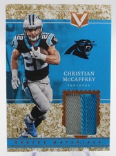 2017 Panini Vertex Football Materials Christian McCaffrey VM-40 19/25 Patch