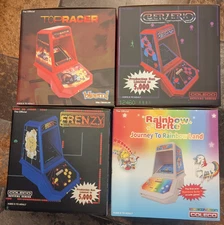 4X Coleco ARCADE Tabletop game machines USB or BATTERY  BRAND NEW FULL SET