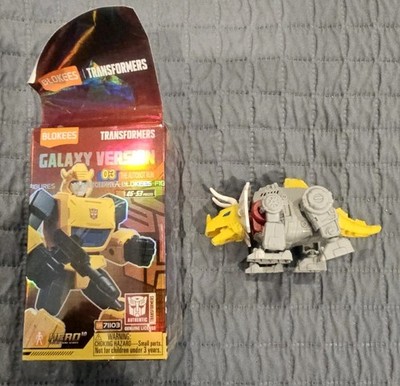Transformers Blokees Galaxy Version 3 Slug. Triceratops. See Pics. Assembled.