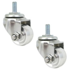 Replacement Aluminum Racing Jack Caster Wheels For 3 Ton Floor Jacks 2 Pc Set