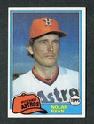 Nolan Ryan California Angels Hall of Fame 1981 Topps MLB Baseball Card #240