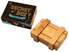 Gift Card Case Holder Puzzle Box for Adults with Wooden Compartment Secret