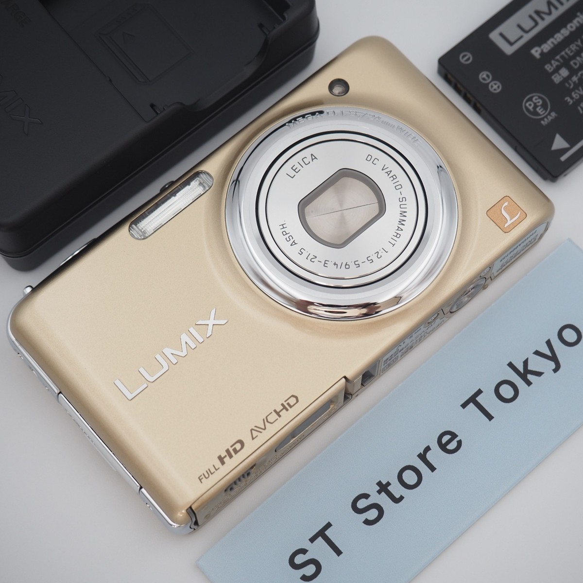 N Mint] Panasonic LUMIX DMC-FX77 Point Shoot Digital Camera 12.1MP