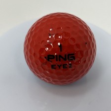 PING EYE2 GOLF BALL DARK BLUE and RED 1 Some Smudging Off Of The Color