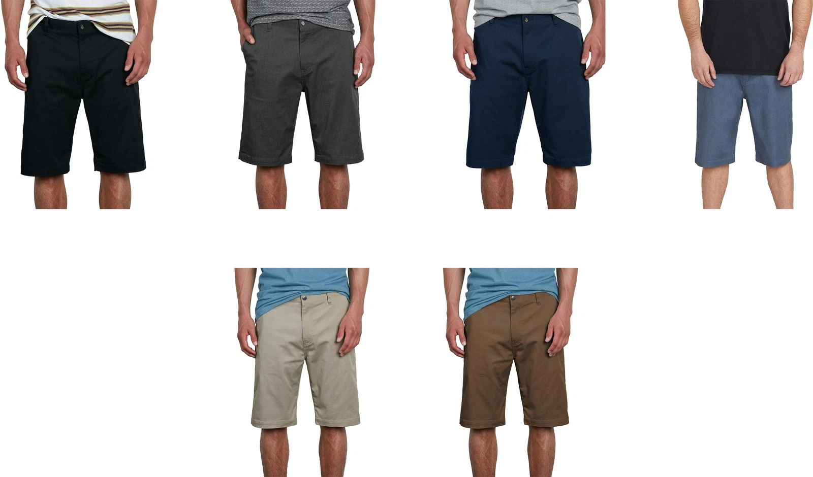 Volcom Men's VMonty Relaxed Fit Stretch Chino Shorts