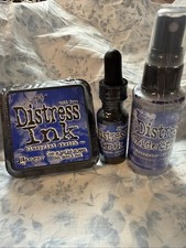 Tim Holtz Blueprint Sketch Distress Ink Pad With Reiner And Distress Oxide Spray