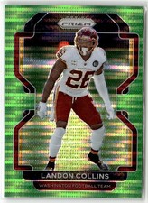Landon Collins 2021 Panini Prizm Green Pulsar Washington Football Team #215