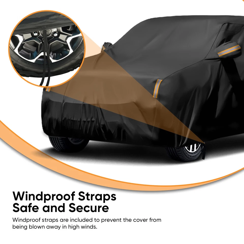 M SUV Car Cover Outdoor Waterproof Dust Protection UV Resistant for Ford Escape - Image 4 of 4