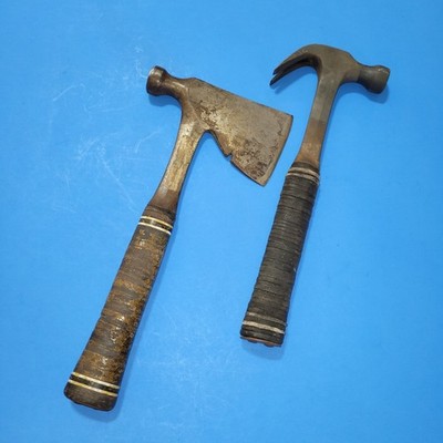 VINTAGE No. # 2 ESTWING CARPENTERS HATCHET HAMMER & A ESTWING W/ 20 Oz. HEAD