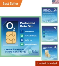 Affordable 30-Day O2 Prepaid SIM Card with Unlimited 5G Data and Tethering