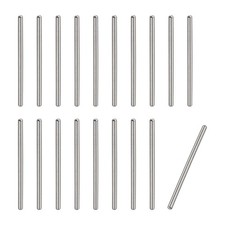 1x20mm Dowel Pins, 100pcs Round Head Flat Chamfered End Dowel Pin
