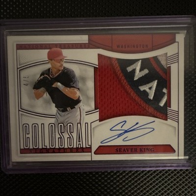 2025 Panini National Treasures Seaver King Colossal Signatures Auto 4/5