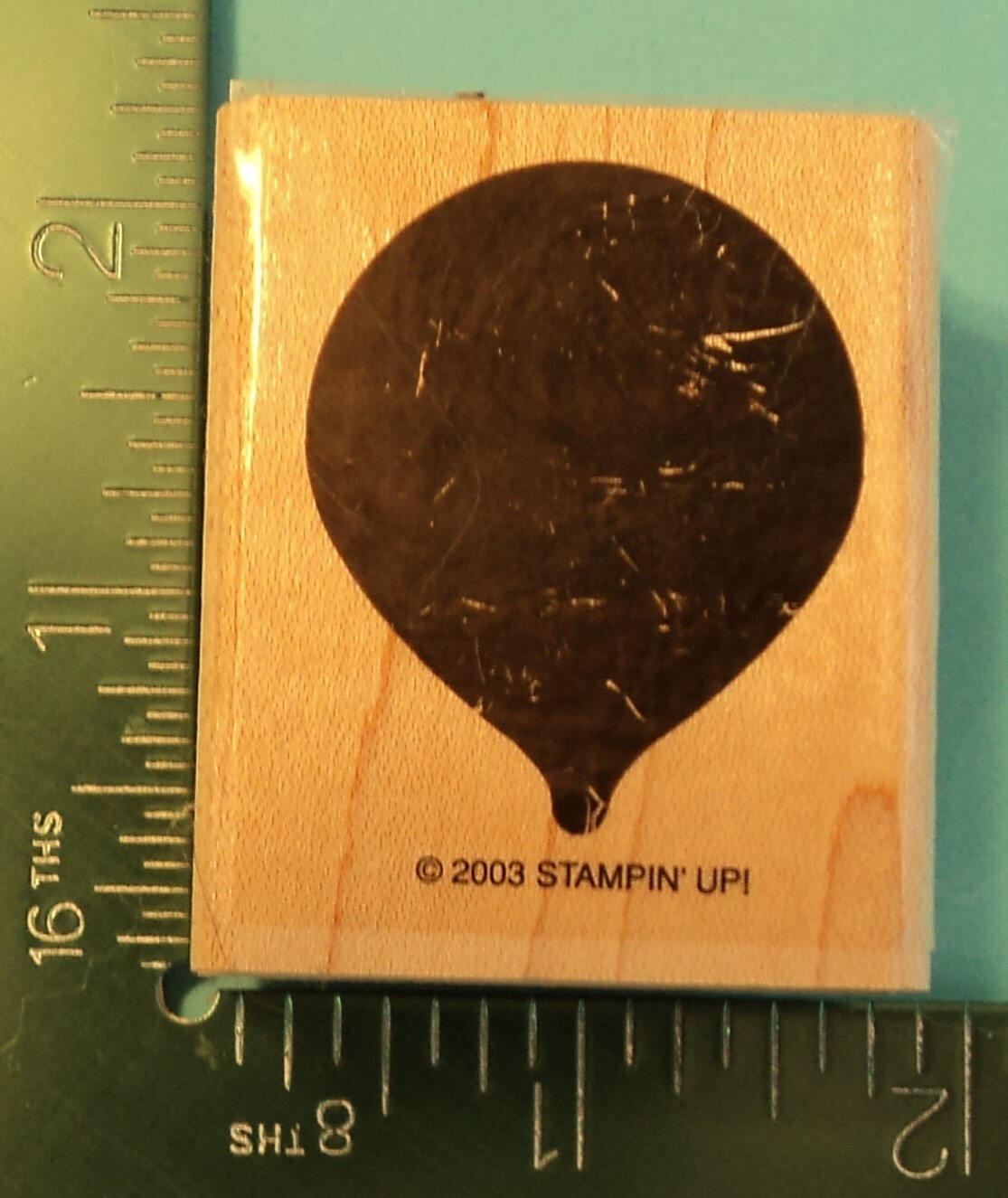 Stampin Up BOLD BALLOON Rubber Stamp Birthday Party Celebration