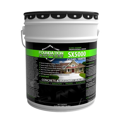 Armor SX5000 Solvent Based Silane Siloxane Water Repellent Sealer - 5 GAL