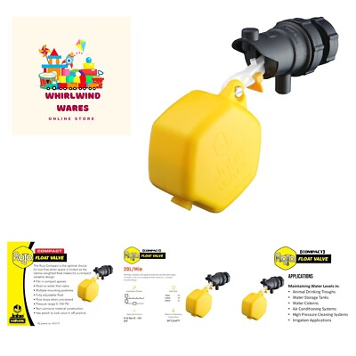 #ad J RJVC0075 Rojo Compact Low Pressure Valve with 2quot; Narrow Weighted Float 2quot; ... $60.99