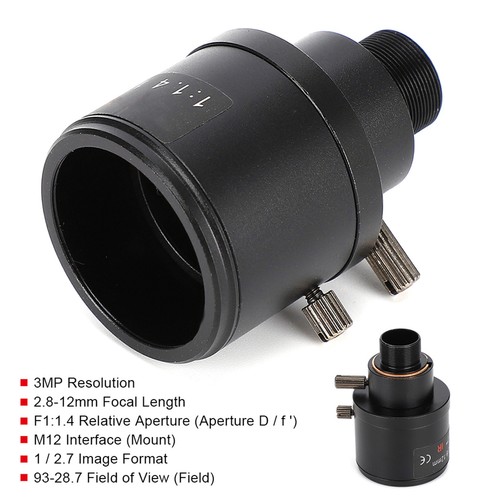 Tbest 3MP HD Handmatige Zoom 1/2.7 M12 MOUNT Lens VOOR BEVEILIGING F1