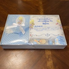Precious Moments Keepsake Birth Certificate Pillow 10"x12" New Sealed Set