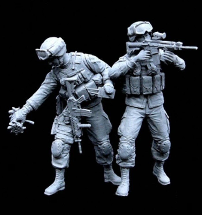1/35 Resin Figure Model Kit Modern War Army US Soldiers Special Force Unpainted