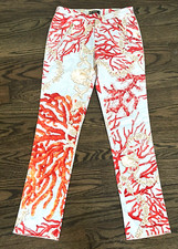 VERSACE Spring 2005 Vintage Tresor de la Mer Stretch Jeans Pants US 2 4 / IT 40