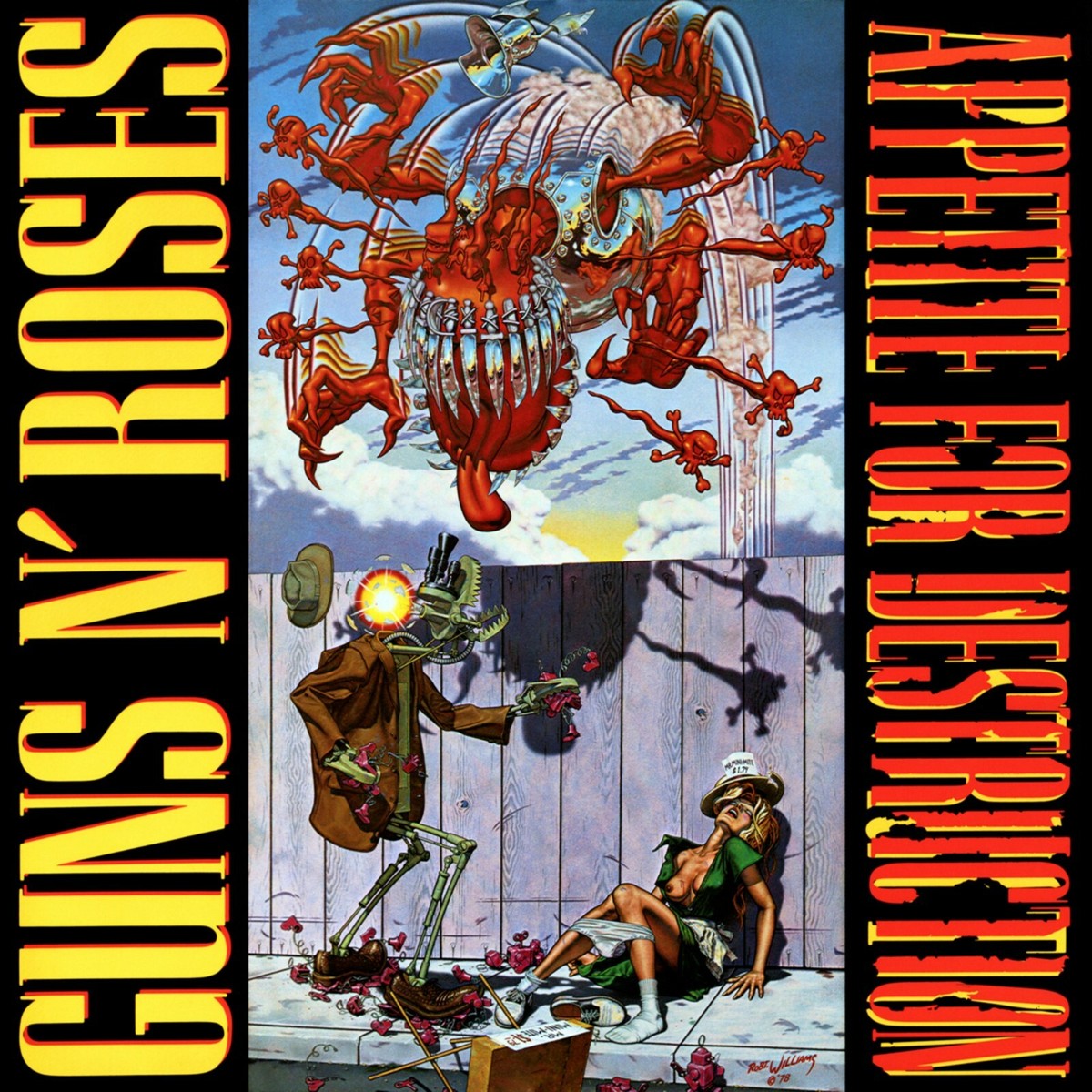 Guns N' Roses ポスター 限定100枚希少ポスター！ GUNS N' ROSES / ガンズ・アンド
