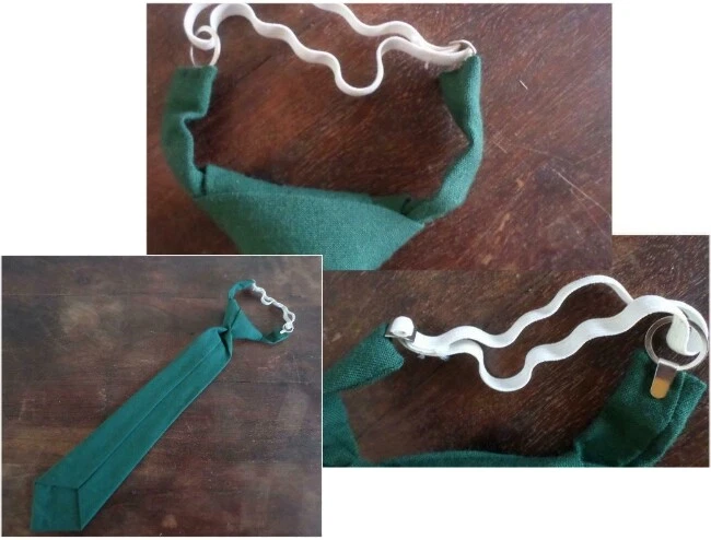 DDR Krawatte Tie für Volkspolizei NVA Militärforst Forstwirtschaft Jäger Uniform - Bild 2 von 3