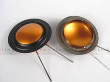 2pcs/lot Aftermarket 25.4 mm tweeter diaphragm voice coil 1 inch Gold color