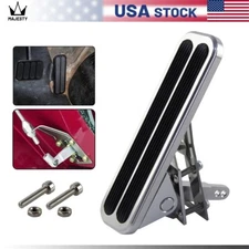 BILLET POLISHED ALUMINUM FLOOR MOUNT GAS THROTTLE PEDAL CHEVY FORD MOPAR