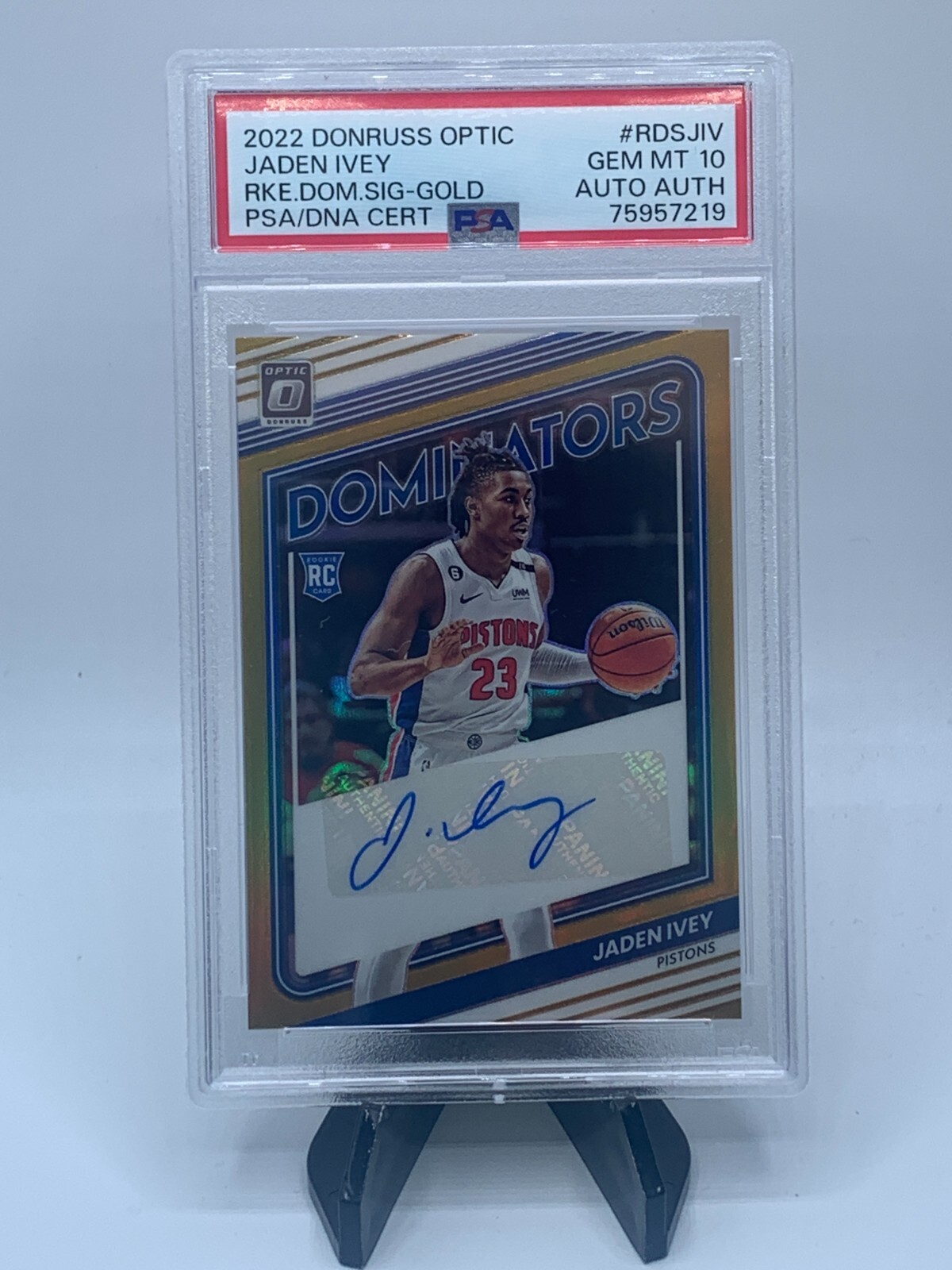 JADEN IVEY #256 PSA GEM MT 10 ICE よろこぼ PRIZM