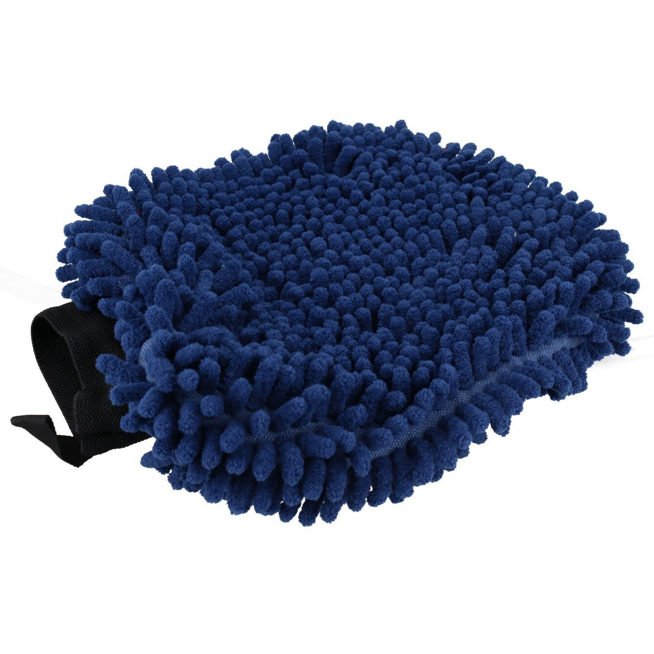 Blue 2 in 1 Noodle Drying Grooming Mitt One Size Fits All Muddy Wet Dog Puppy