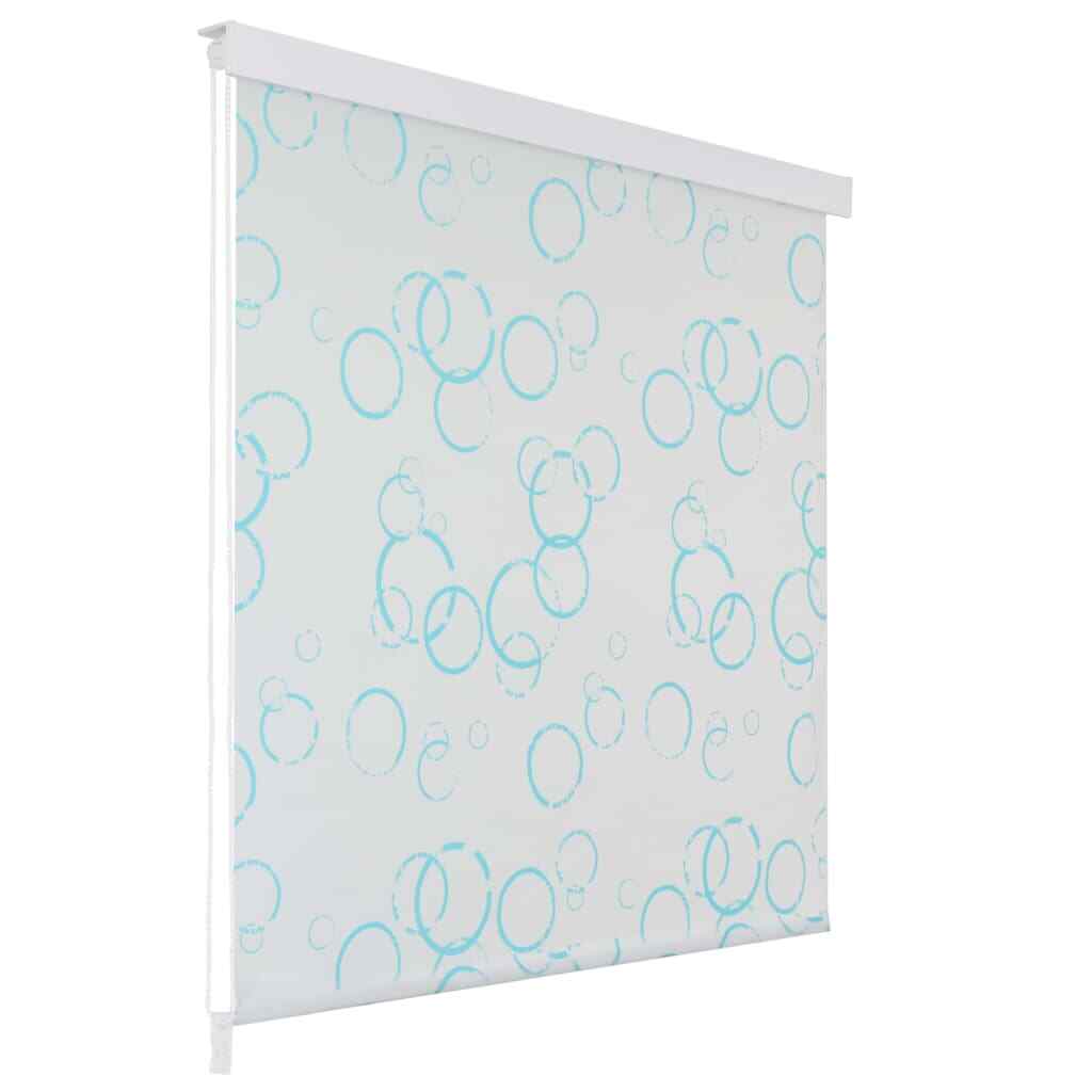 Shower Curtain Roller Blind Home Bathroom Extra Long, 5 Width Sizes eBay