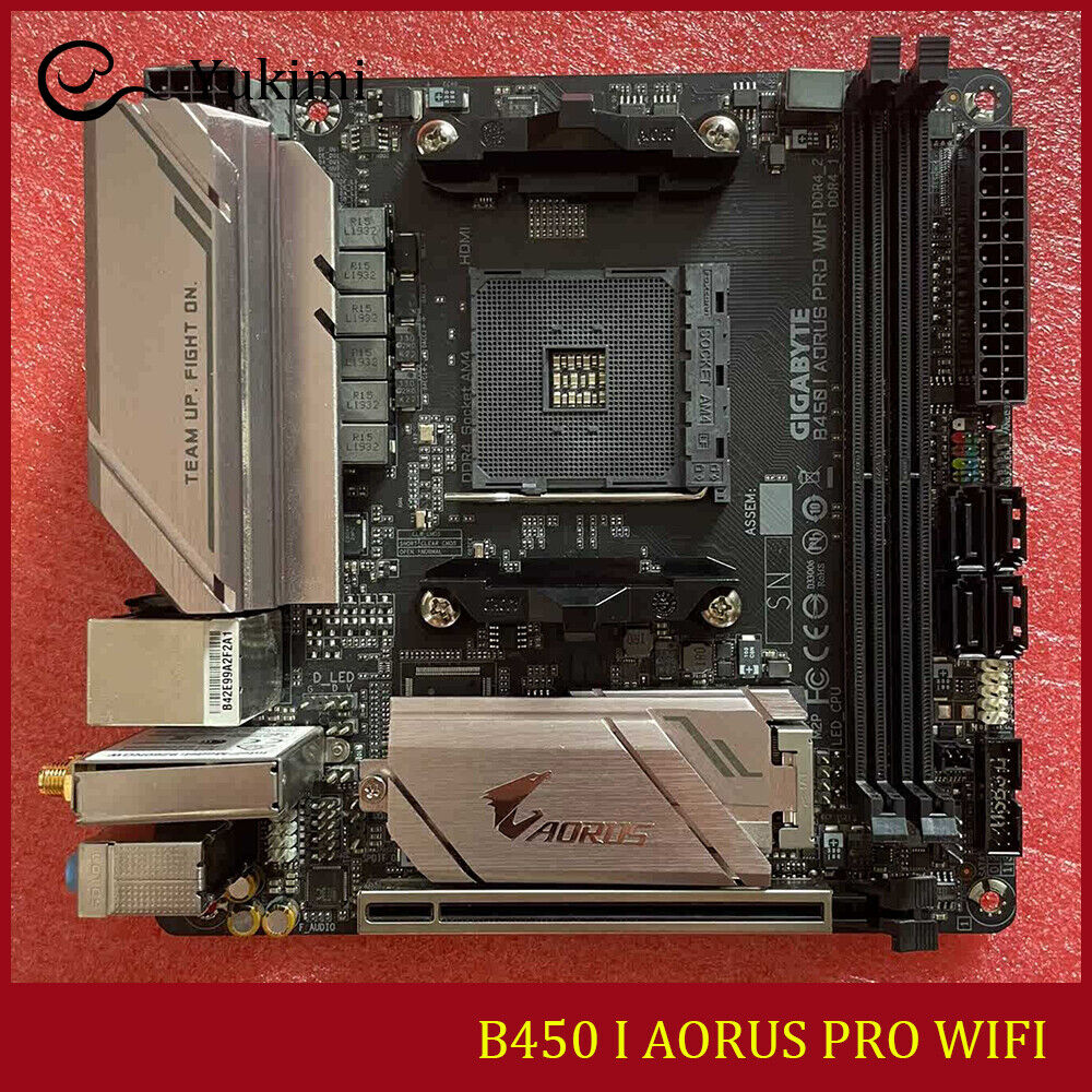 FOR GIGABYTE B450 I AORUS PRO WIFI AM4 HDMI AMD 32GB Mini FOR GIGABYTE B450 I AORUS PRO WIFI AM4 HDMI AMD 32GB Mini
