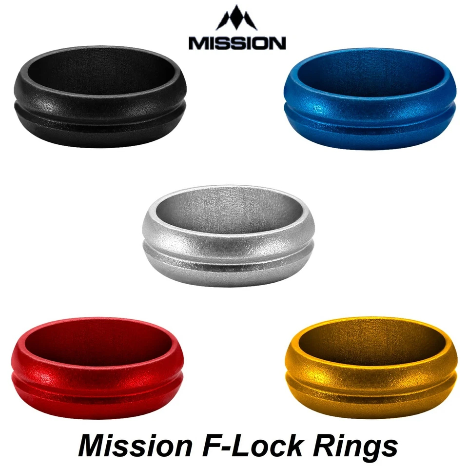 Dart Mission F-Lock Rings - Flight Ringe - Schaftringe - Farbe & Menge wählbar -