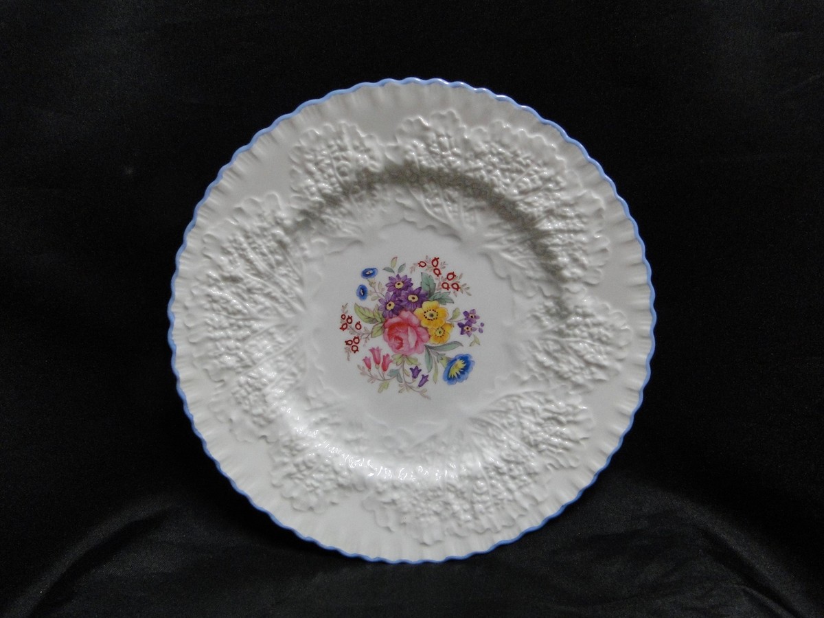 Spode Y3439, Savoy w/ Florals: Salad Plate (s), 7 7/8