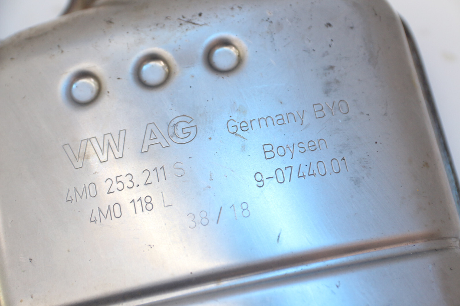 ✅ Audi Bentley Rs7 RS6 Q7 Porsche exhaust silencer Left Right OEM Resonator