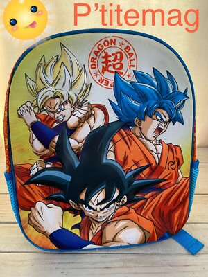 Petit Sac à dos Dragon Ball Z super DBZ illustration en relief