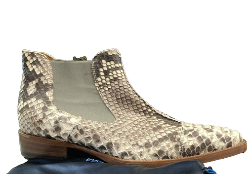 Buonaventura Men's Shoe Size Eu 40 Ankle Boot Ivory Python BV12 (Insole ...