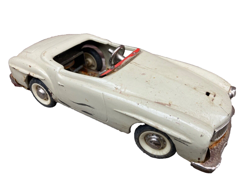 VTG SCHUCO ROLLYVOX 1080 TIN WINDUP COUPE CAR GERMANY tlc - Picture 2 of 5