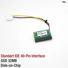 APACER AP-FM03244C 32MB SSD HARD DRIVE IDE 40-POLE PIN DISK ON CHIP MODULE FLASH