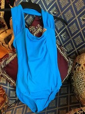 BALERA Dance LEOTARD BODYSUIT, Adult SA SMALL Peacock Blue